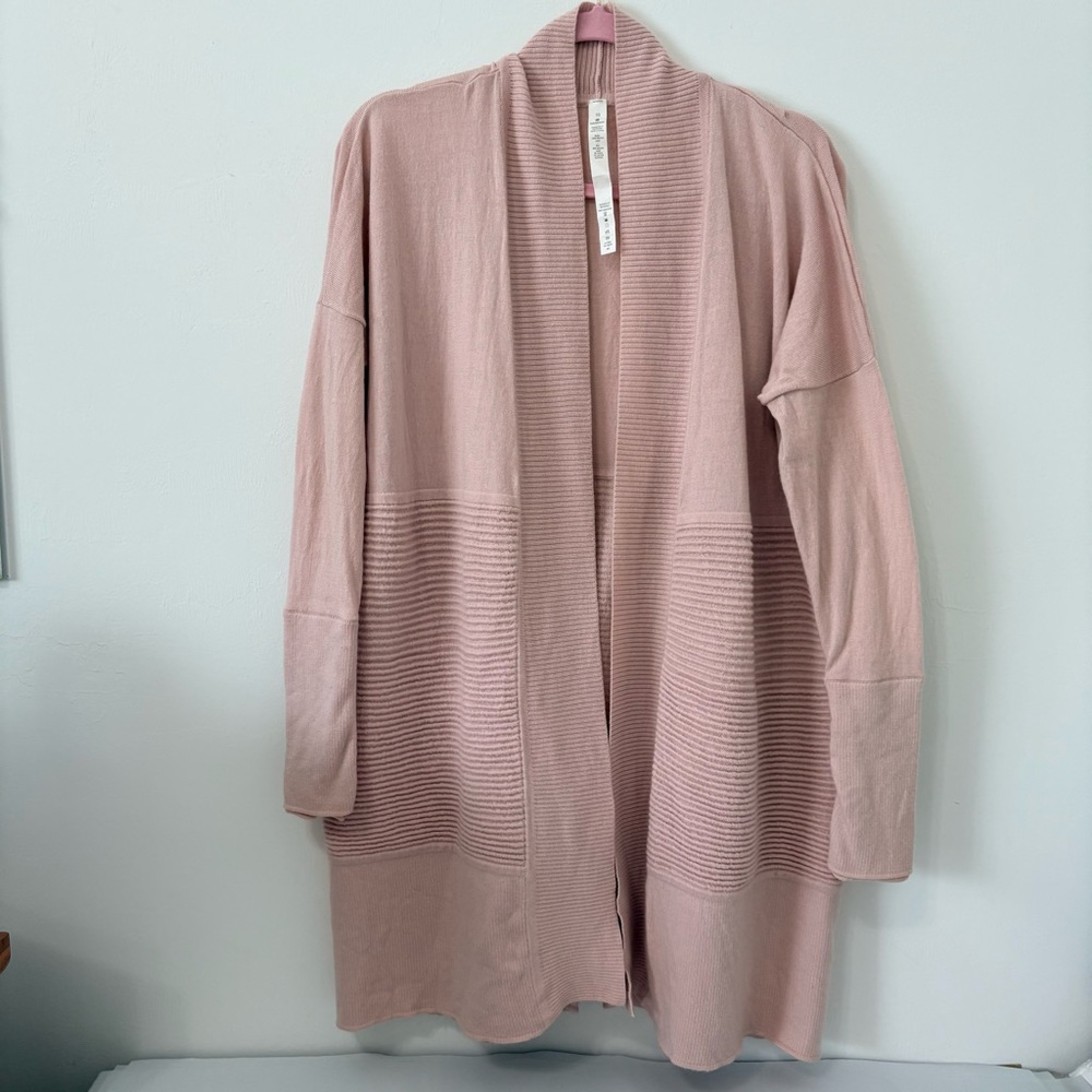Lululemon Sit In Lotus Wrap Pink Bliss Sz 10 EUC - Picture 2 of 11